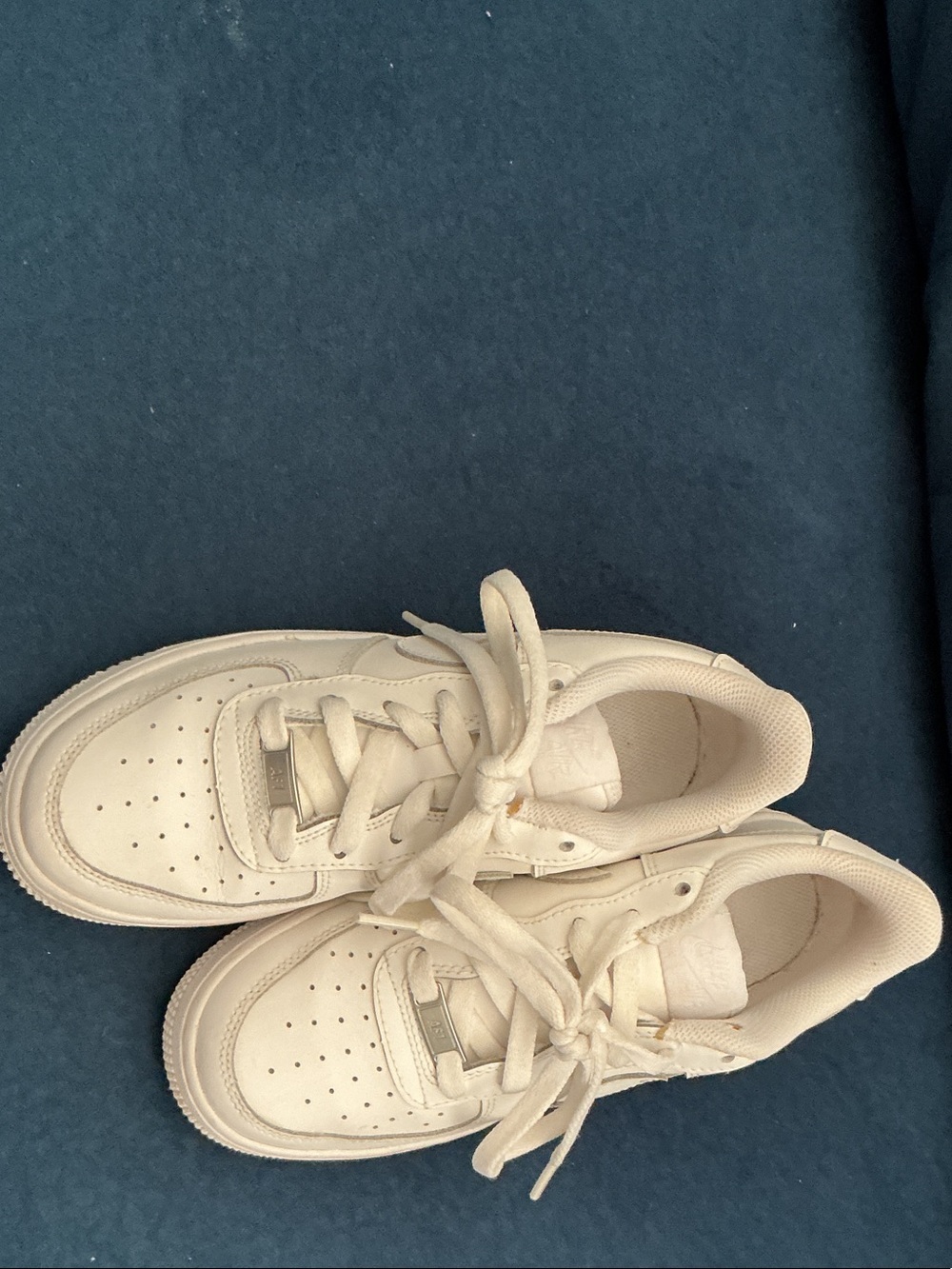 Nike Kids Cream/Off-White Sneakers